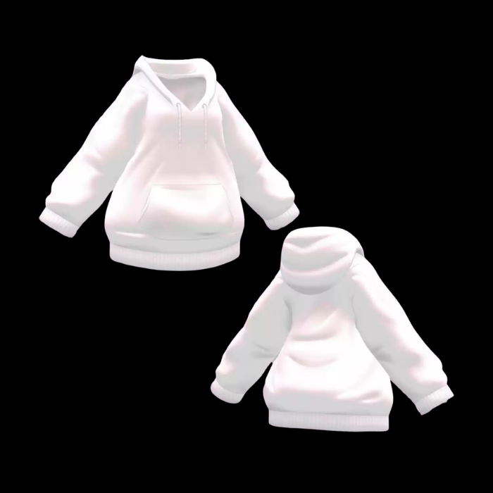 VRChat Oversized Lift-Up Overcoat – Cute Cozy Avatar Clothing - Image 4