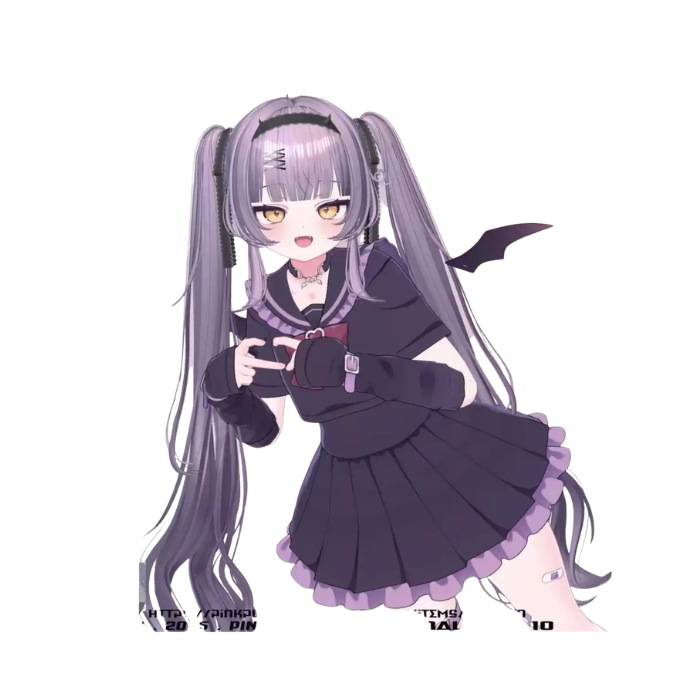 VRChat PPHair 11 Hairstyle Set – Cute Twin-Tail Anime Hair Collection - Image 5
