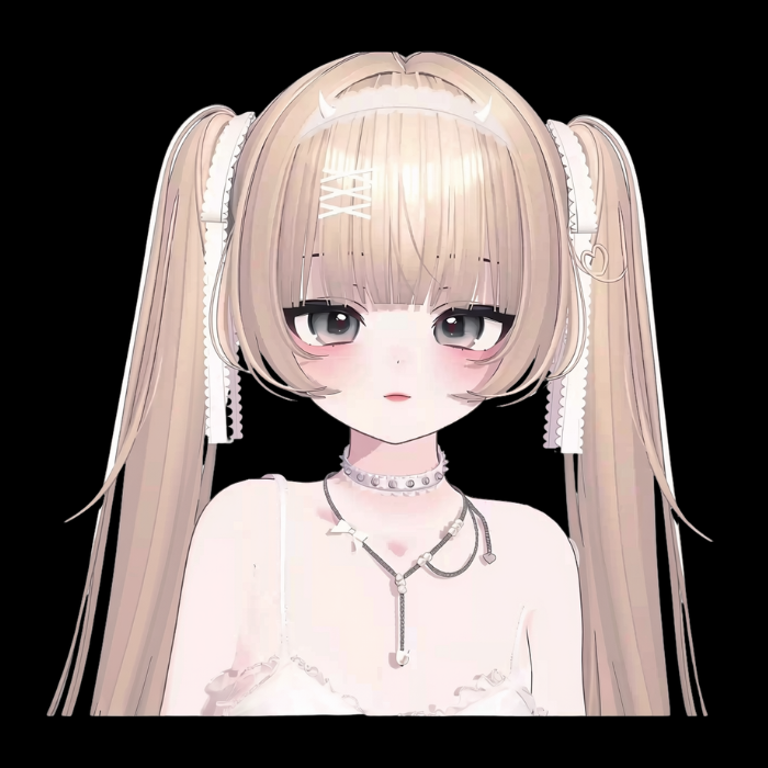 VRChat PPHair 11 Hairstyle Set – Cute Twin-Tail Anime Hair Collection - Image 4