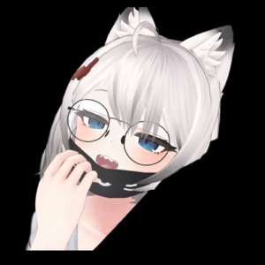 VRChat Pull-Up Face Mask for Fursona Avatars