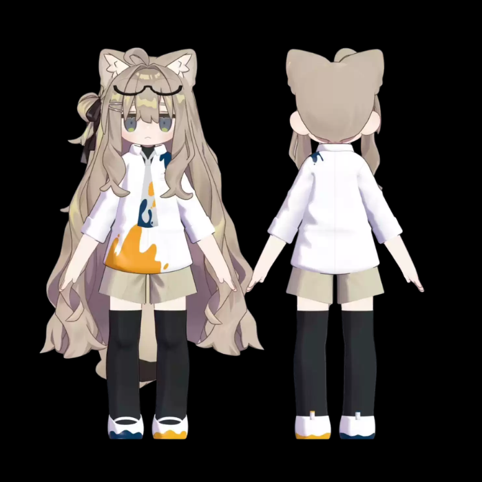 VRChat After School Puppy Outfit - Casual Fursona Avatar Clothing - Image 3