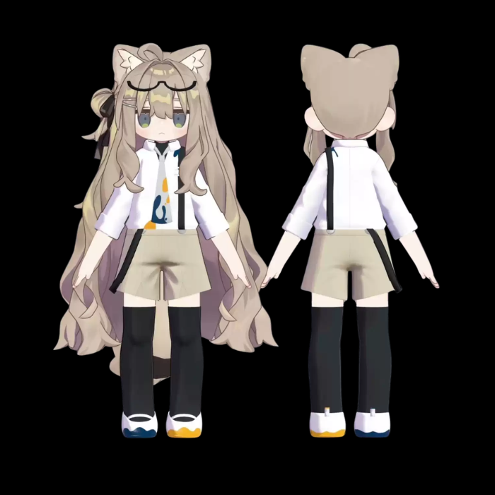 VRChat After School Puppy Outfit - Casual Fursona Avatar Clothing - Image 2