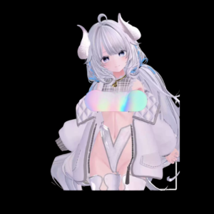 VRChat Purfume Outfit – Elegant White Anime Avatar Clothing