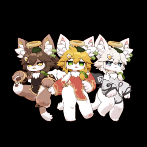 VRChat Remanchen Furui Furry Avatar Model – Cute Orange Cat Character