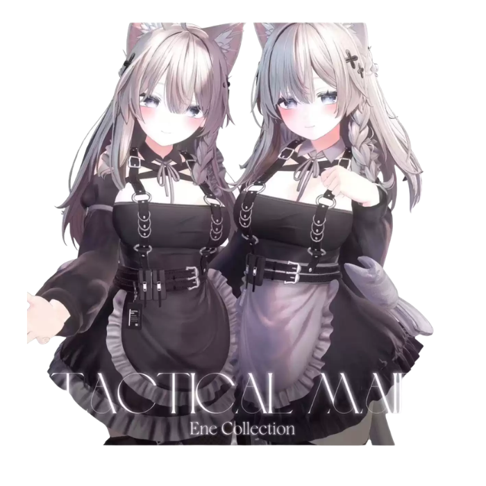 VRChat Shinano Tactical Medical Maid Outfit — Digital Avatar Clothing - Image 2