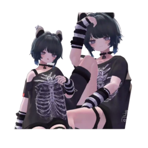 VRChat Soft Bob Selfie Hairstyle for Fursona Avatars
