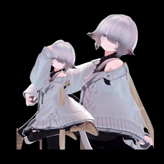 VRChat Soft Bob Selfie Hairstyle for Fursona Avatars - Image 2