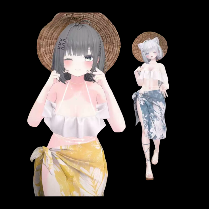 VRChat Summer Holiday Fashion Outfit Collection - Image 5