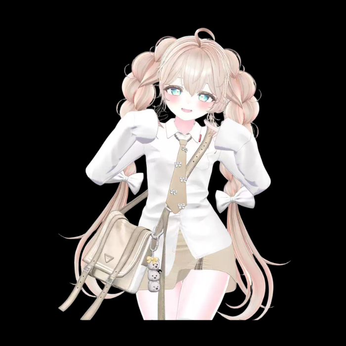 VRChat Twin Braid Remastered Hairstyle – Soft Anime Braided Hair - Image 4