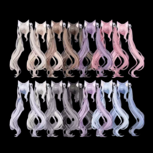 VRChat Twin Tail Hairstyle â€“ Cat Twintail Compatible