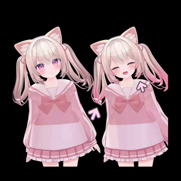 VRChat Twintail Hair Full Set – Cute Twin-Tail Hairstyles - Image 2