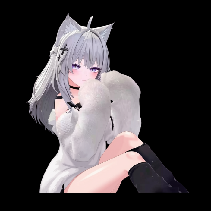 VRChat Winter Outfit Set – Cozy Furry Catgirl Clothing - Image 3