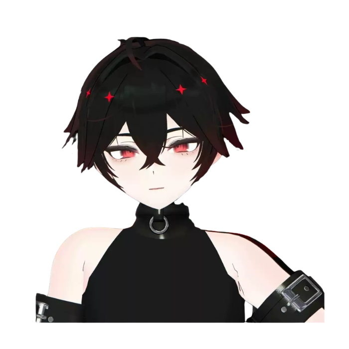 Zange VRChat Furry Model Avatar — Gothic Demon Character - Image 3